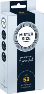 Preservativi su misura Mister Size 53mm - 10pz