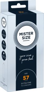 Preservativi su misura Mister Size 57mm - 10pz