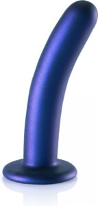 Dildo con ventosa Ouch! Smooth G-Spot Dildo 6'' - Blu all'ingrosso