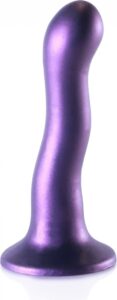 Dildo con ventosa Ouch! Ultra Soft Curvy G-Spot Dildo 7'' - Viola all'ingrosso