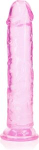 Dildo realistico RealRock Straight Realistic Dildo Suction Cup 8'' - Rosa all'ingrosso