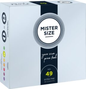 Preservativi su misura Mister Size 49mm - 36pz