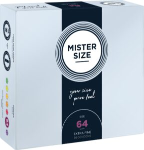 Preservativi su misura Mister Size 64mm - 36pz