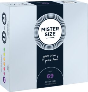 Preservativi su misura Mister Size 69mm - 36pz