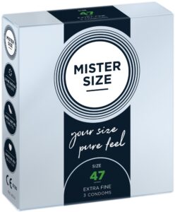 Preservativi su misura Mister Size 47mm - 3pz