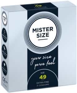 Preservativi su misura Mister Size 49mm - 3pz