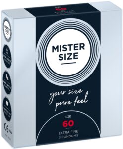 Preservativi su misura Mister Size 60mm - 3pz