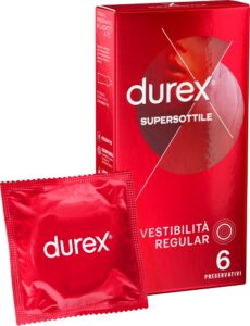 Preservativi sottili supersottile Regular 6 pezzi Durex all'ingrosso