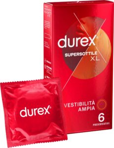 Preservativi sottili extra large Supersottile XL 6 pezzi Durex all'ingrosso