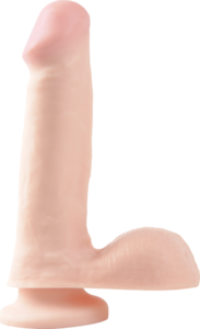 Dildo 6" Dong With Suction Cup Skin Pipedream