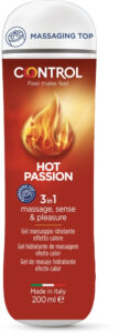 Lubrificante effetto caldo Control Hot Passion - gel 3in1 200ml all'ingrosso