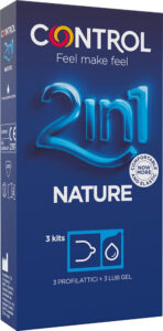 Control 2in1 Nature: preservativi classici con lubrificante Control Pleasure