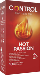 Preservativi stimolanti effetto caldo Control Hot Passion 10 pezzi all'ingrosso