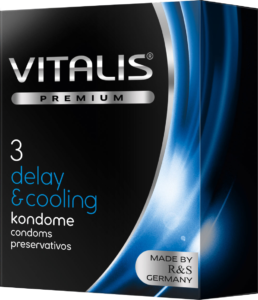 Preservativi ritardanti effetto freddo Delay&Cooling Vitalis