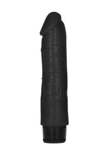 Vibratore realistico GC 8 Inch Thick Realistic Dildo Vibe - nero