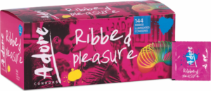 Pasante Adore Ribbed Pleasure preservativi stimolanti - uell.eu