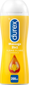 Gel lubrificante Durex Massage 2 in 1 Sensual con YLANG YLANG 200ml - Uell.eu