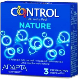 Control Adapta Nature preservativi classici 3 pezzi farmacia all'ingrosso