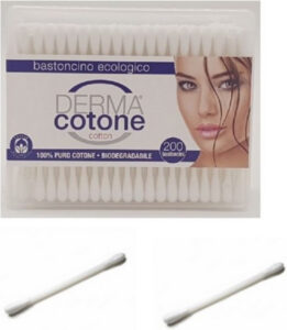 Bastoncini orecchie Derma Cotone cotton - 200pz