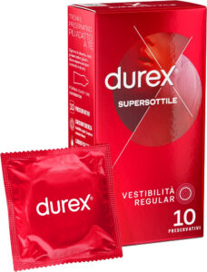 Preservativi sottili Supersottile Regular 10 pezzi Durex all'ingrosso