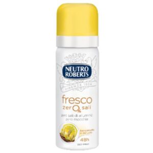 Deodorante Roberts Fresco Zero Sali Bergamotto e Zenzero - 50ml