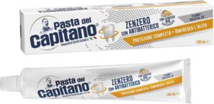 Pasta del Capitano dentifricio in tubetto con zenzero e antibatterico per vending machine