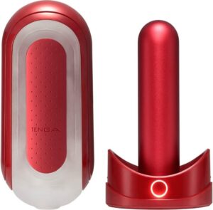 Masturbatore uomo Tenga Flip Zero Red & Warmer Set all'ingrosso