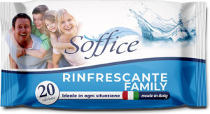 Soffice Rinfrescante Family - 20 salviettine all'ingrosso