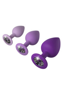 Set di 3 plug anali Her Little Gems Trainer Set Pipedream all'ingrosso